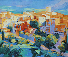 Michele CARER - peintre - toile - Fantaisie, dynamisme, �nergie