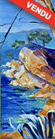 Michele CARER - peintre - toile - Sea, sky, sparks